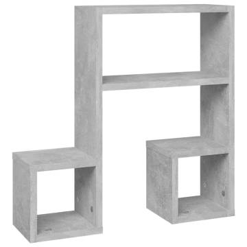 Stylish Concrete Grey Wall Shelf - 2 pcs | Hipomarket UK