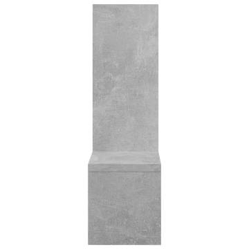 Stylish Concrete Grey Wall Shelf - 2 pcs | Hipomarket UK