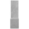 Stylish Concrete Grey Wall Shelf - 2 pcs | Hipomarket UK