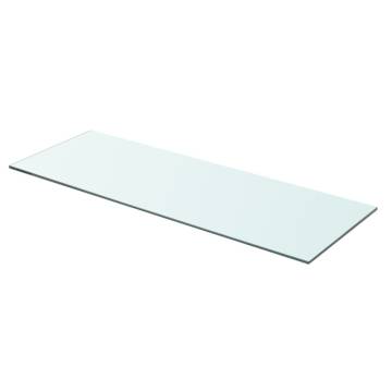 Shelf Panel Glass Clear 70x25 cm - Durable Display Solution