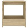 Side Table Sonoma Oak 50x26x50 cm - Modern Charm for Your Home