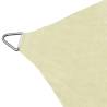 Sunshade Sail HDPE Square 2x2 m - Cream | Hipomarket UK