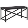 Garden Bench 80 cm Poly Rattan Black Colour black Size 80 cm Quantity in Package 1 Number of 