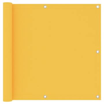 Yellow Balcony Screen 90x400 cm - Waterproof Oxford Fabric