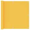 Balcony Screen Yellow 90x400 cm Oxford Fabric Colour yellow Size 90 x 400 cm Quantity in Package 1 