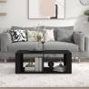 Elegant Black Coffee Table - 100x50x36 cm | HipoMarket