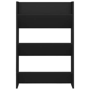 Wall Shoe Cabinets 2 pcs - Black 60x18x90 cm | Hipomarket UK