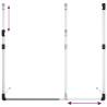 Telescopic Wardrobe Hanging Rail - Adjustable & Sturdy