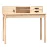 Elegant Solid Pine Desk 110x50x93 cm | Hipomarket UK