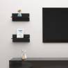 Wall Shelves 2 pcs High Gloss Black 40x11.5x18 cm Colour high gloss black Quantity in Package 2 Number of Pieces 1 