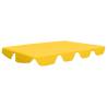 Replacement Canopy for Garden Swing - Yellow 188x145 cm