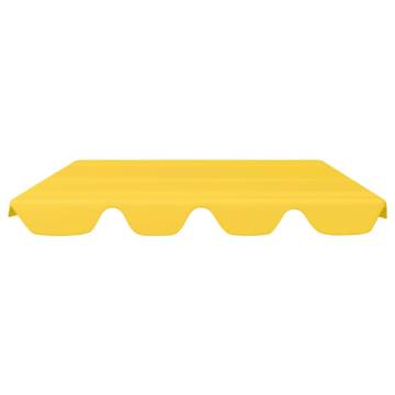 Replacement Canopy for Garden Swing - Yellow 188x145 cm