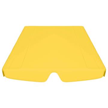 Replacement Canopy for Garden Swing - Yellow 188x145 cm