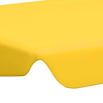 Replacement Canopy for Garden Swing - Yellow 188x145 cm