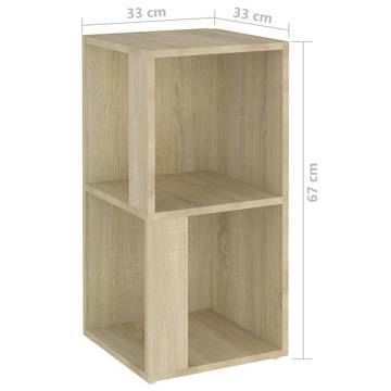 Corner Cabinet Sonoma Oak - Stylish 33x33x67 cm Storage