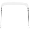 4 Bow Bimini Top White - Premium Boat Canopy 243x180 cm