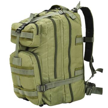 Army-Style Backpack 50L - Olive Green | Hipomarket UK