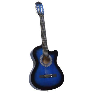 Western Classical Cutaway Guitar - Blue Shaded 38 | HipoMarket