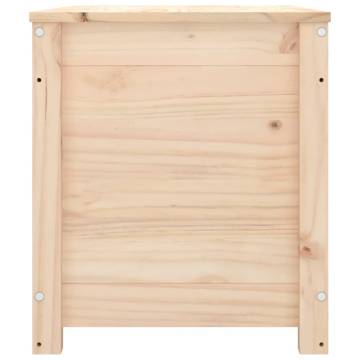 Storage Box 80x40x45.5 cm - Solid Pinewood Organization