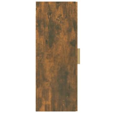 Hanging Wall Cabinet Smoked Oak 34.5x34x90 cm | Hipo Market