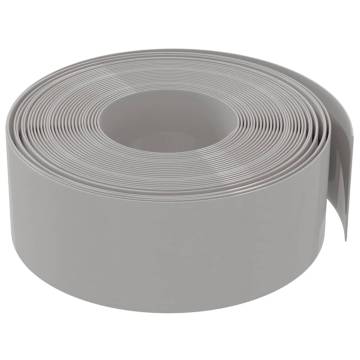 Flexible Grey Garden Edging 10m | Durable Polyethylene