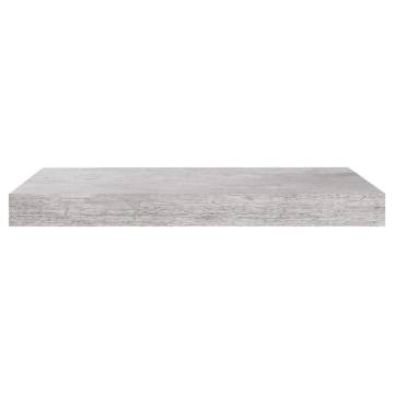 Floating Wall Shelf Concrete Grey - Stylish & Durable Design