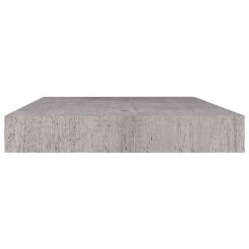 Floating Wall Shelf Concrete Grey - Stylish & Durable Design