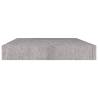 Floating Wall Shelf Concrete Grey - Stylish & Durable Design