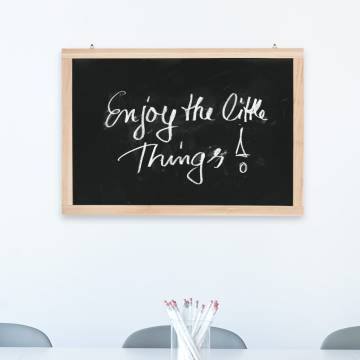 Wall-Mounted Blackboard Cedar Wood 40x60 cm | HipoMarket