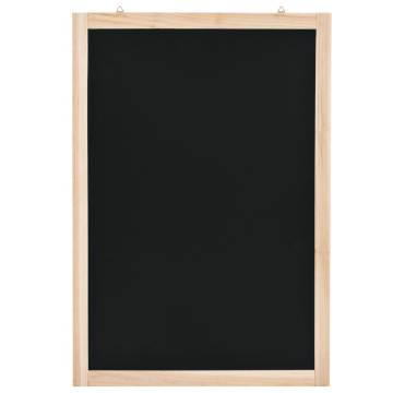 Wall-Mounted Blackboard Cedar Wood 40x60 cm | HipoMarket