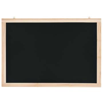 Wall-Mounted Blackboard Cedar Wood 40x60 cm | HipoMarket