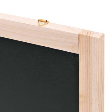 Wall-Mounted Blackboard Cedar Wood 40x60 cm | HipoMarket