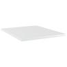 High Gloss White Bookshelf Boards - 8 pcs | Hipomarket