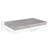 Floating Wall Shelf Concrete Grey - Stylish & Durable Design