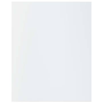 High Gloss White Bookshelf Boards - 8 pcs | Hipomarket