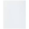 High Gloss White Bookshelf Boards - 8 pcs | Hipomarket