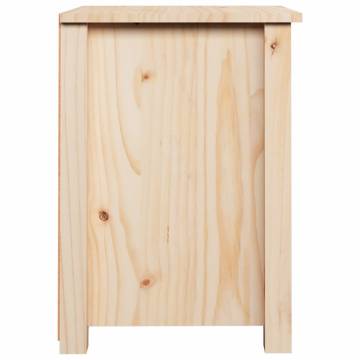 Solid Wood Pine Bedside Cabinet - 40x35x49 cm | HipoMarket