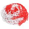 Warning Chain Red and White 30m Ø4mm - Safety Barrier | HipoMarket