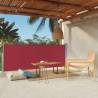 Patio Retractable Side Awning 117x300 cm Red Colour red Size 117 x 300 cm Quantity in Package 1 