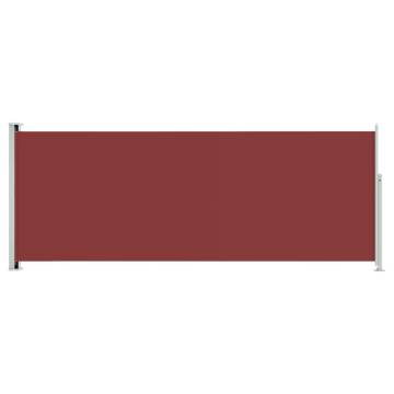 Patio Retractable Side Awning 117x300 cm - Red | HipoMarket