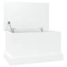 High Gloss White Storage Box 50x30x28 cm - Stylish & Durable