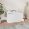 High Gloss White Storage Box 50x30x28 cm - Stylish & Durable