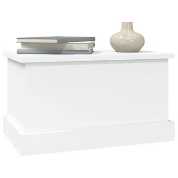 High Gloss White Storage Box 50x30x28 cm - Stylish & Durable