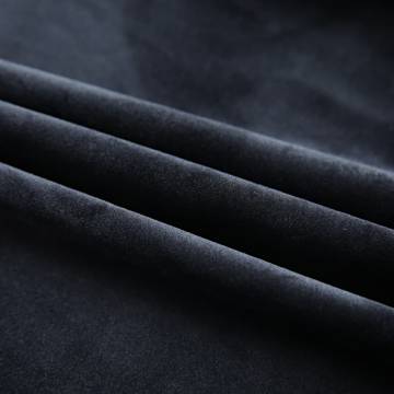 Blackout Curtains 2 pcs Velvet Black 140x245 cm - Hipomarket