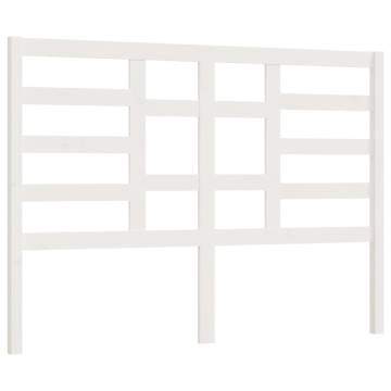 Stylish White Solid Wood Pine Bed Headboard – 166x4x104 cm