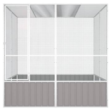 Premium Grey Bird Cage - 213.5x217.5 cm | HipoMarket