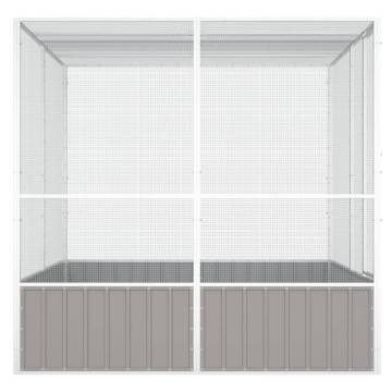 Premium Grey Bird Cage - 213.5x217.5 cm | HipoMarket