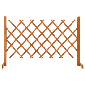 Garden Trellis Fence - Orange 120x90 cm Solid Firwood