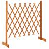 Garden Trellis Fence - Orange 120x90 cm Solid Firwood