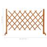 Garden Trellis Fence - Orange 120x90 cm Solid Firwood